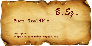 Bucz Szaléz névjegykártya